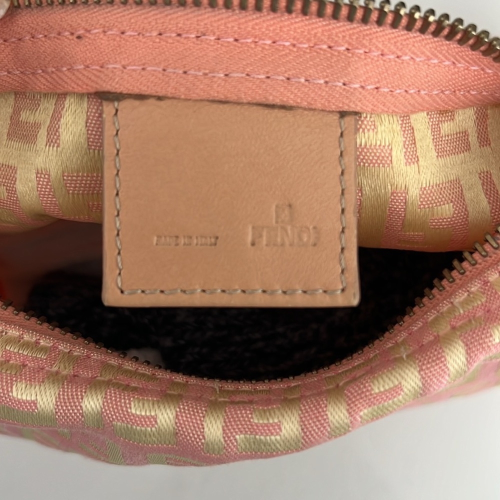 Authentic Fendi Zucchino Mini Pochette - Picture 13 of 16